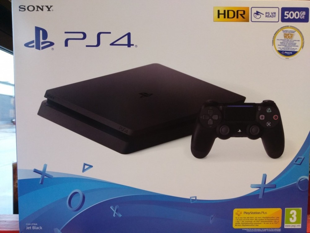 Sony PlayStation 4 HDR Slim 500GB (CUH-2116A) - Hallbäcks