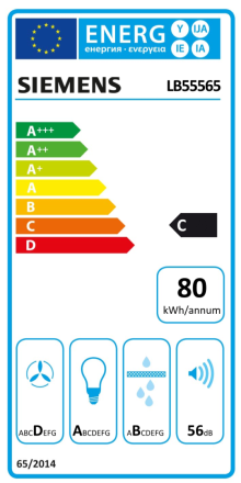 Siemens LB75565 - iQ300 Inbyggnadsfläkt